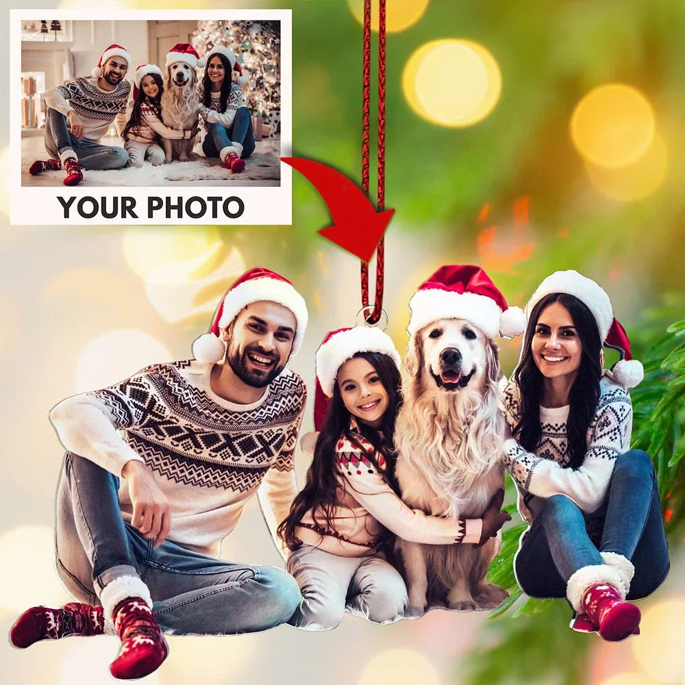 Acrylic Photo Cutout Ornament - GiftShire