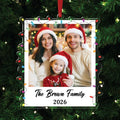 Christmas Polaroid  Photo Ornament