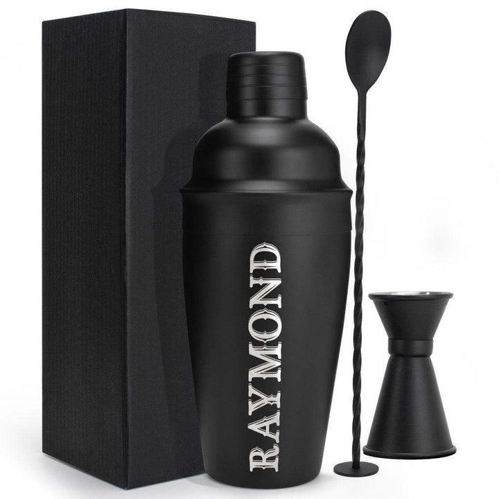 Personalized Shaker Set, Custom Shaker Set, Gift for Men - GiftShire