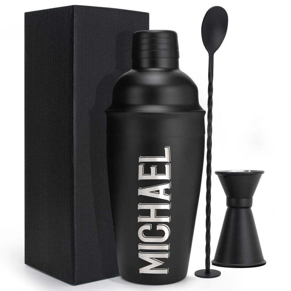 Custom Cocktail Set, Personalized Shaker Set, Gift for Him - GiftShire
