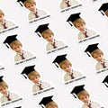 Cool Kids Graduation Stickers with Custom Photo