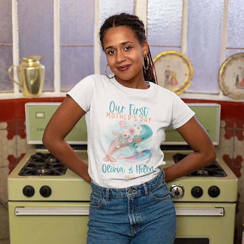 Custom 1st Mothers Day T-shirt - GiftShire