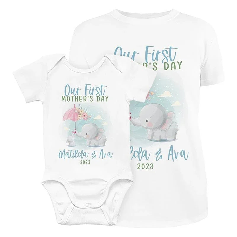 Custom 1st Mothers Day T-shirt - GiftShire