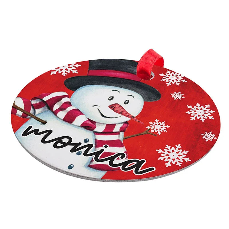 Custom 3.5 inch Round Metal Ornament - GiftShire