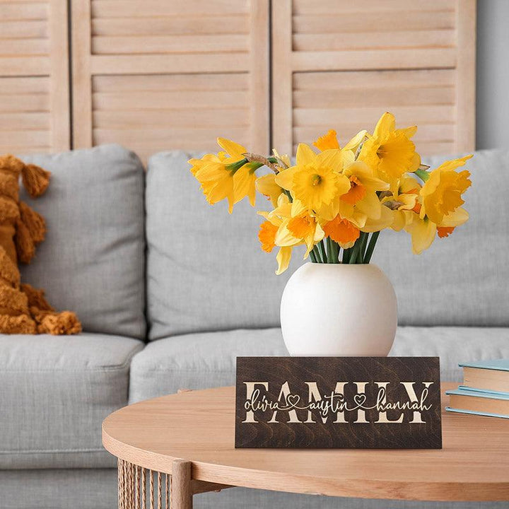 Custom 3D Family Sign - GiftShire