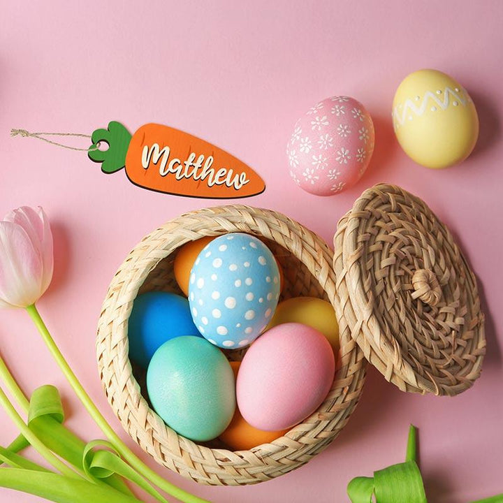 Custom 3D Name Easter Tag - GiftShire