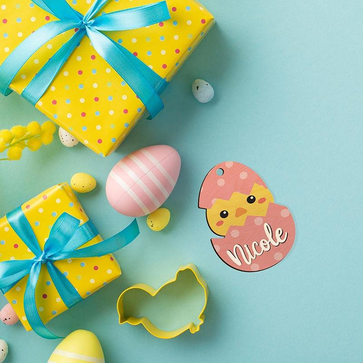 Custom 3D Name Easter Tag - GiftShire