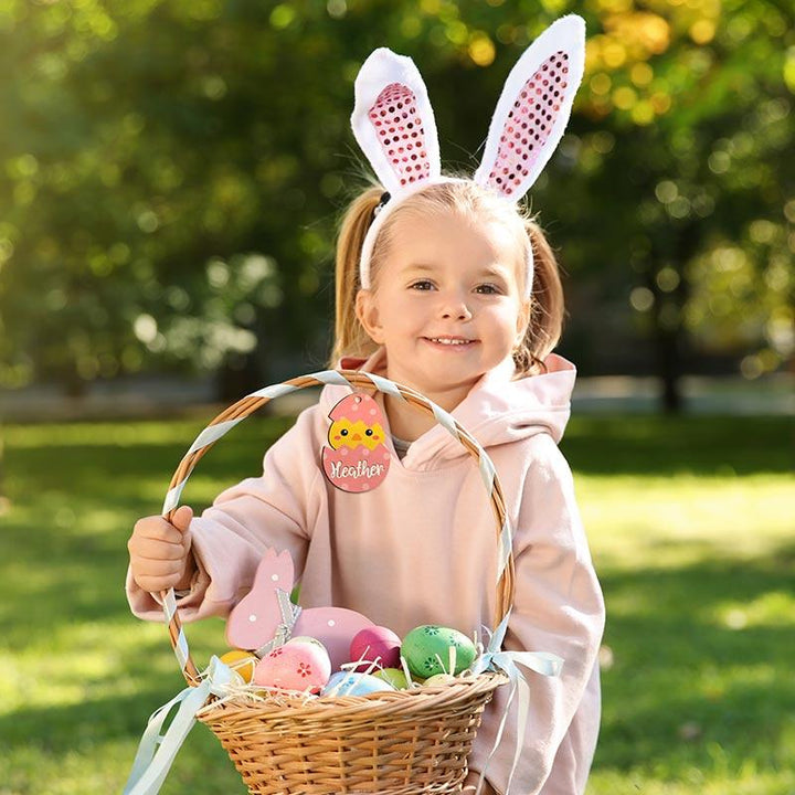 Custom 3D Name Easter Tag - GiftShire