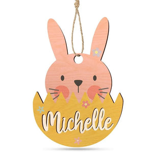 Custom 3D Name Easter Tag - GiftShire
