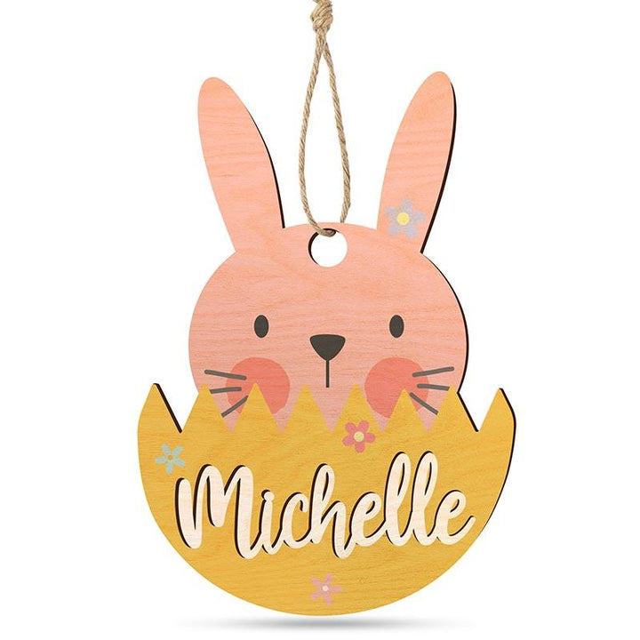 Custom 3D Name Easter Tag - GiftShire