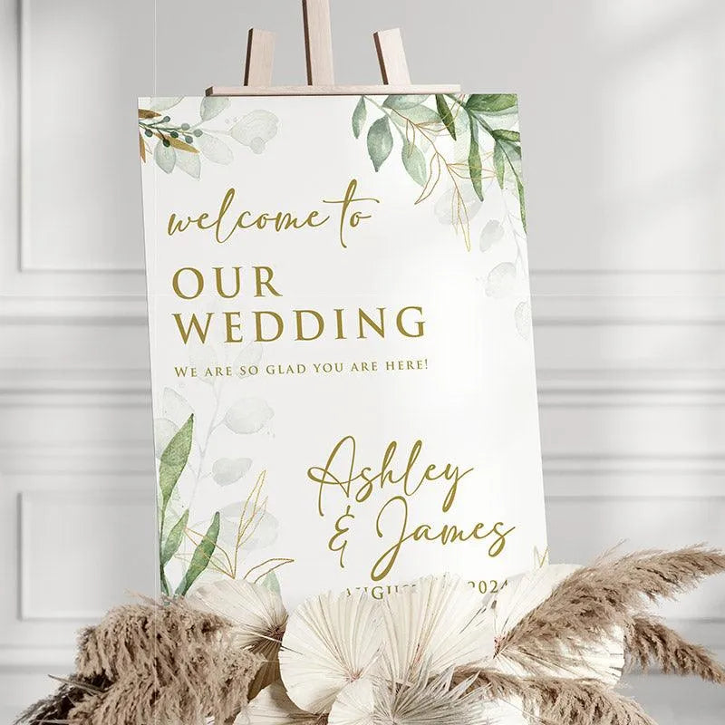 Custom Acyrlic Wedding Sign, Gift for Wedding - GiftShire