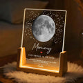 Custom Birth Date Moon Phase Night Light