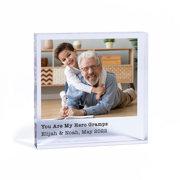 Custom Blocks for Christmas – Photo Upload Plaques