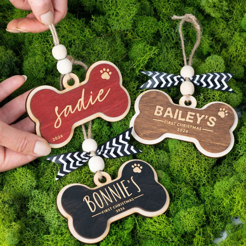 Custom Bone Ornament Christmas Decor