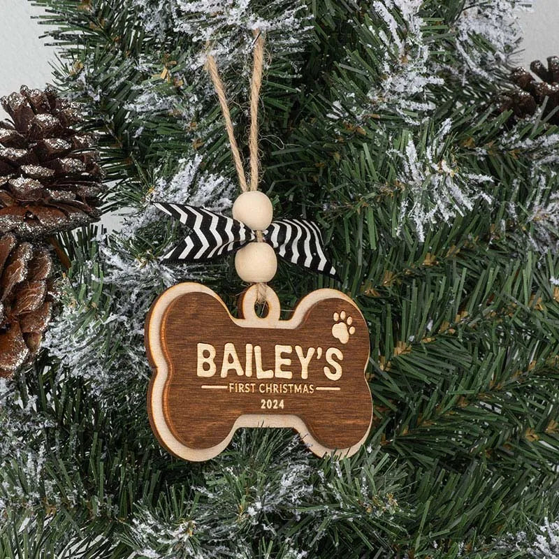 Custom Bone Ornament Christmas Decor - GiftShire