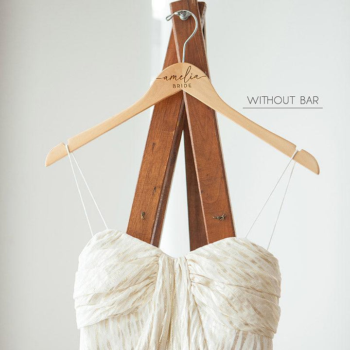 Custom Bridesmaid Hanger, Wooden Bridesmaid Hanger - GiftShire
