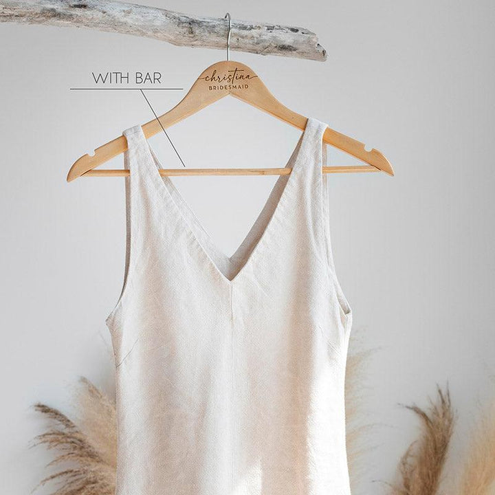 Custom Bridesmaid Hanger, Wooden Bridesmaid Hanger - GiftShire