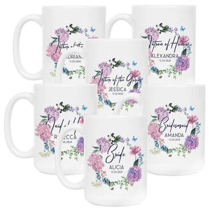 Custom Bridesmaid Mug, Bride Team Mug - GiftShire