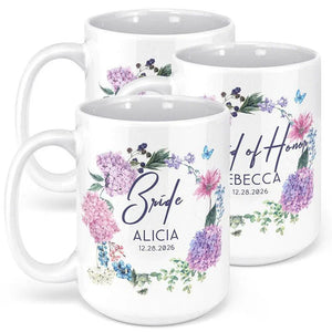 Custom Bridesmaid Mug, Bride Team Mug - GiftShire