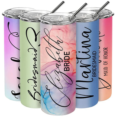 Custom Bridesmaid Tumblers - Bachelor Party Gifts