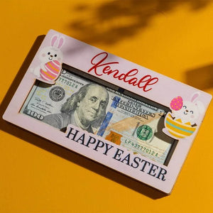 Custom Bunny Money Holder - GiftShire