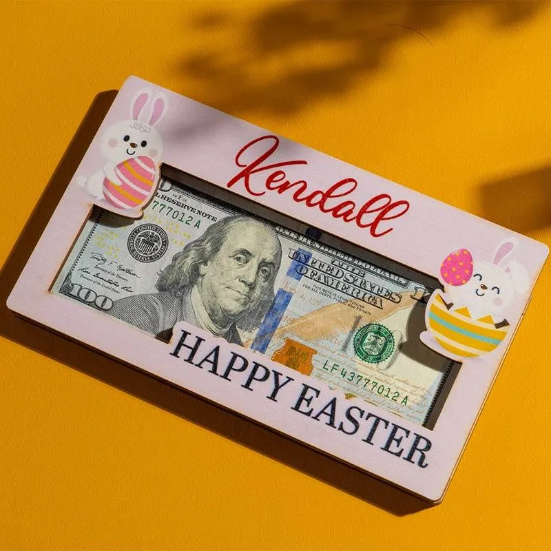Custom Bunny Money Holder - GiftShire