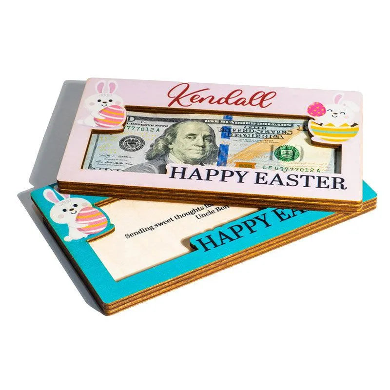 Custom Bunny Money Holder - GiftShire