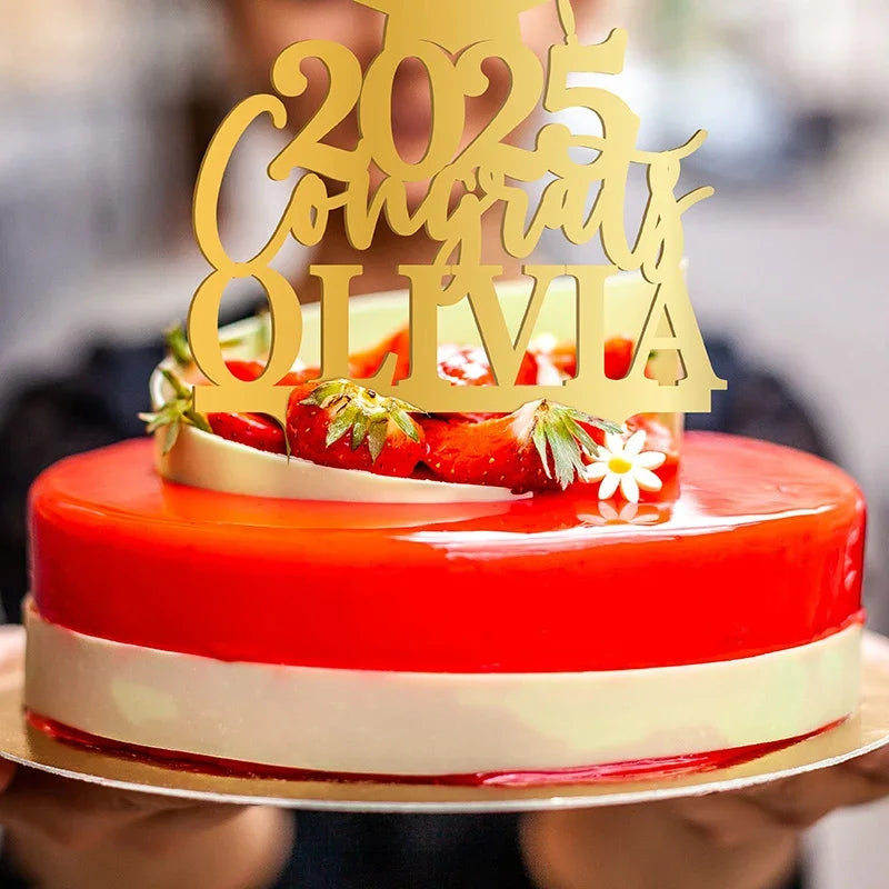 Custom Cake Topper, Gift for Graduation - GiftShire