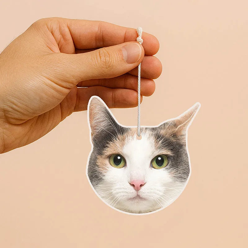 Custom Car Air Freshener with Photo – 12 Fragrance Options