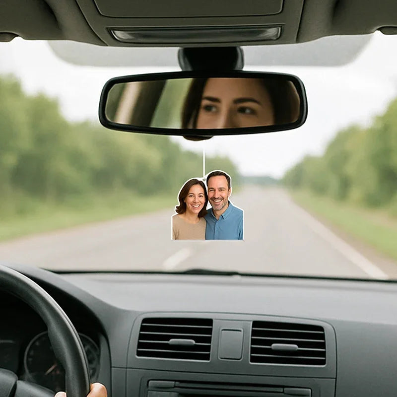 Custom Car Air Freshener with Photo – 12 Fragrance Options