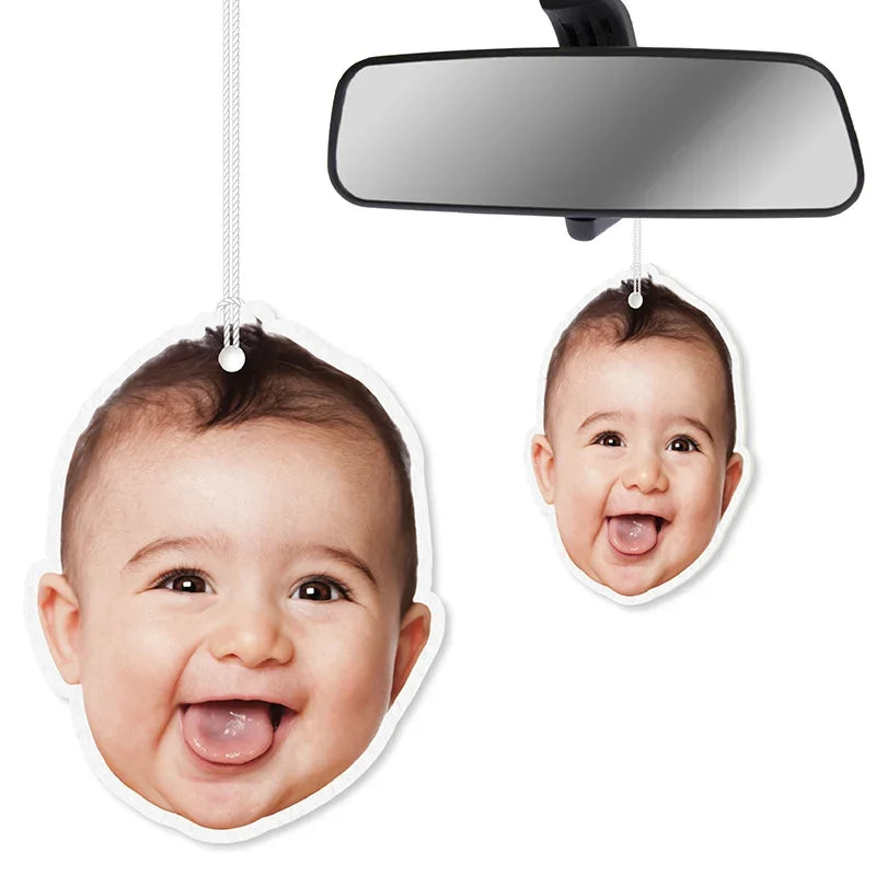 Custom Car Fresheners with Photo – Die Cut Picture Car Hangers W/Scent