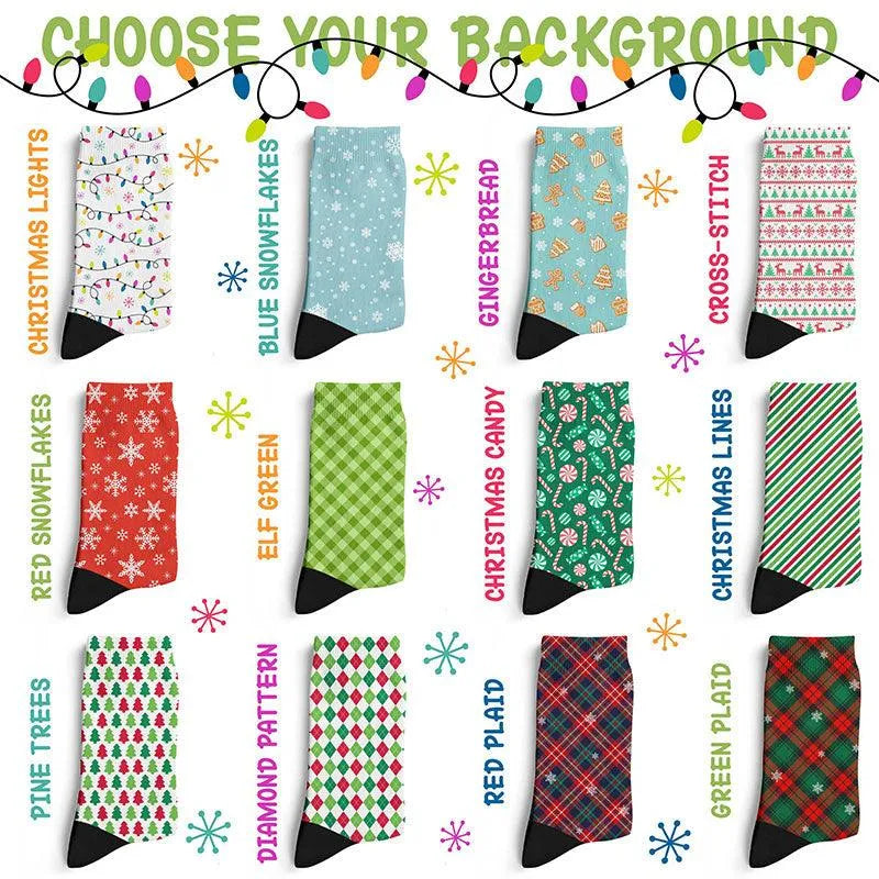 Custom Christmas Hat Socks - GiftShire