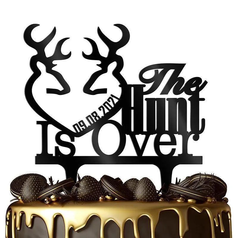 Custom Couple Cake Topper, Gift for Wedding - GiftShire