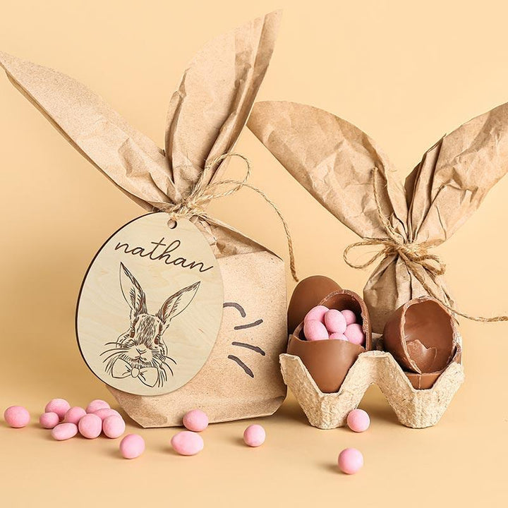 Custom Easter Bunny Name Tag - GiftShire