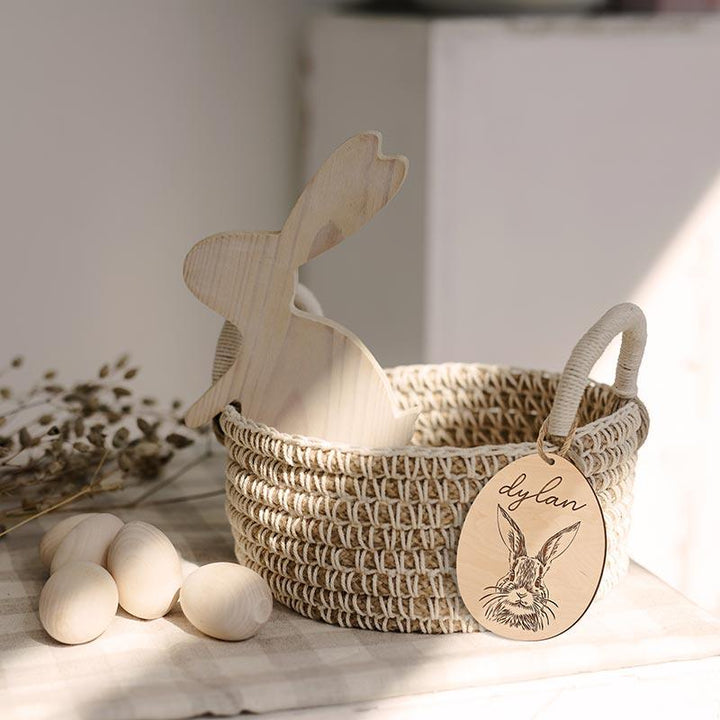Custom Easter Bunny Name Tag - GiftShire