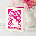 Custom Engraved Easter Letter - Colorful Gift Card