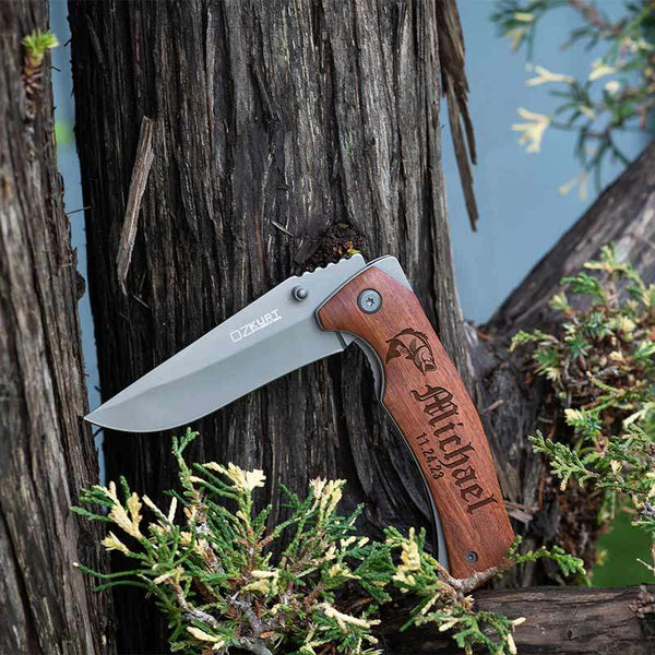 Custom Engraved Knife, Valentines Day Gift for Him