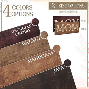 Custom Engraved Mom Sign - GiftShire