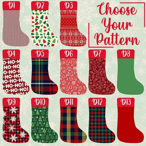 Custom Face Stocking with Christmas Hat - GiftShire