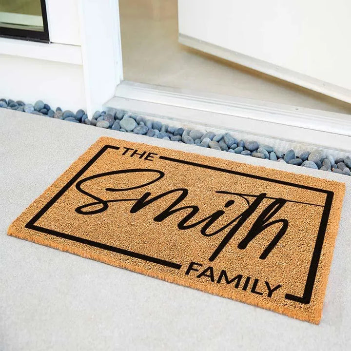 Large Custom Welcome Mat Custom Family Door Mat Housewarming Gift large-custom-welcome-mat-custom-family-door-mat-housewarming-gift