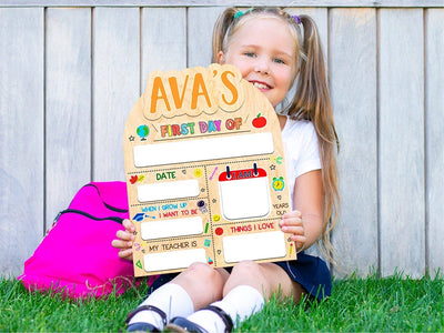 Custom First & Last Day Interchangeable School Sign