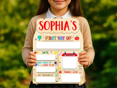 Custom First & Last Day Interchangeable School Sign