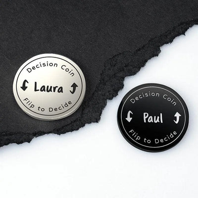 Custom Flip Decide Coin - GiftShire