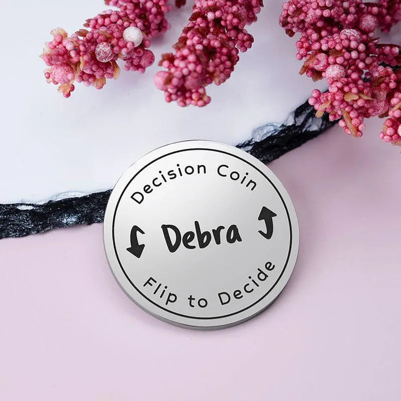 Custom Flip Decide Coin - GiftShire