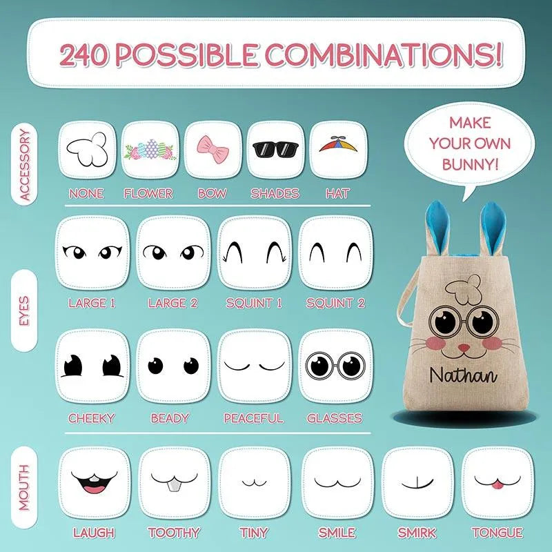 Custom Funny Bunny Easter Bag - GiftShire
