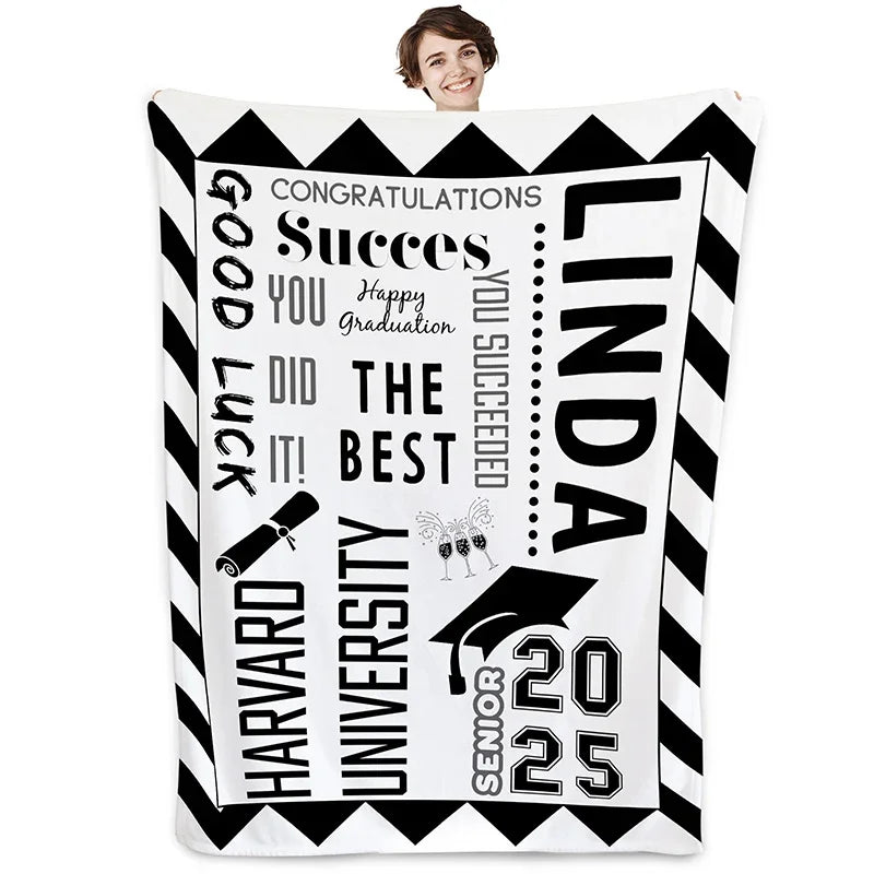Custom Graduation Blanket - GiftShire