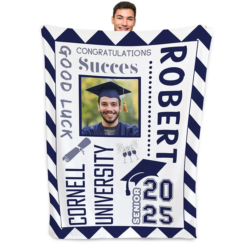 Custom Graduation Blanket - GiftShire