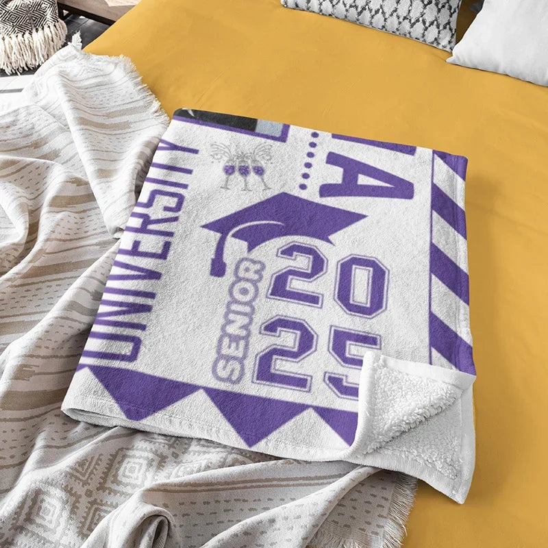 Custom Graduation Blanket - GiftShire