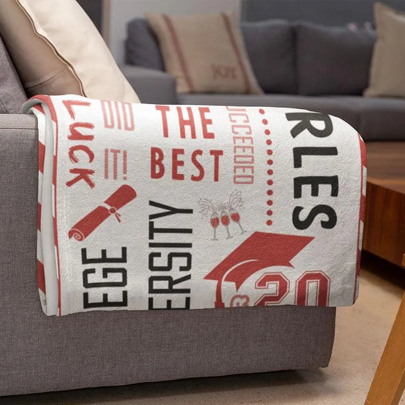 Custom Graduation Blanket - GiftShire