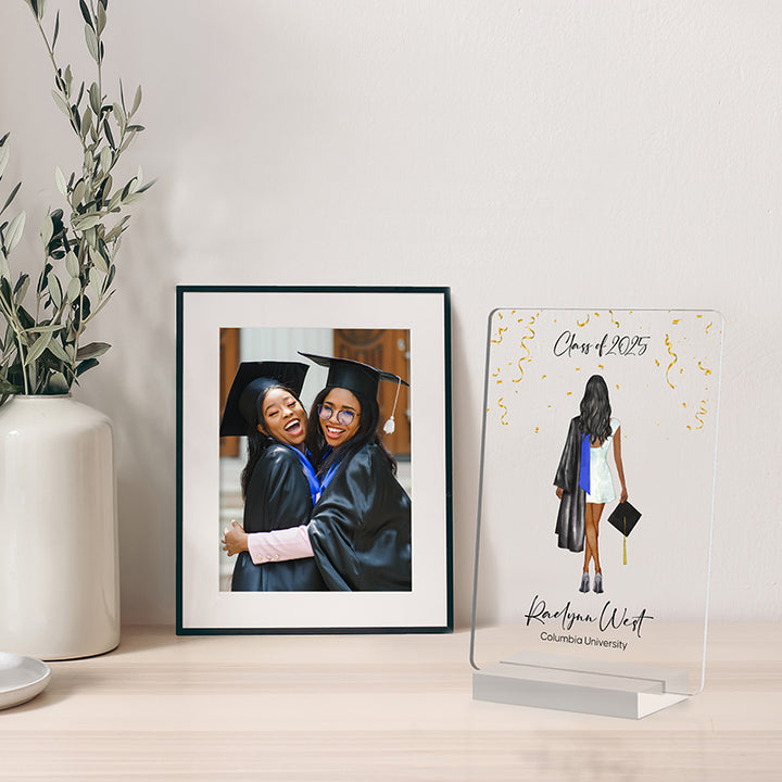 Custom Graduation Plaque, Gift for Friend - GiftShire